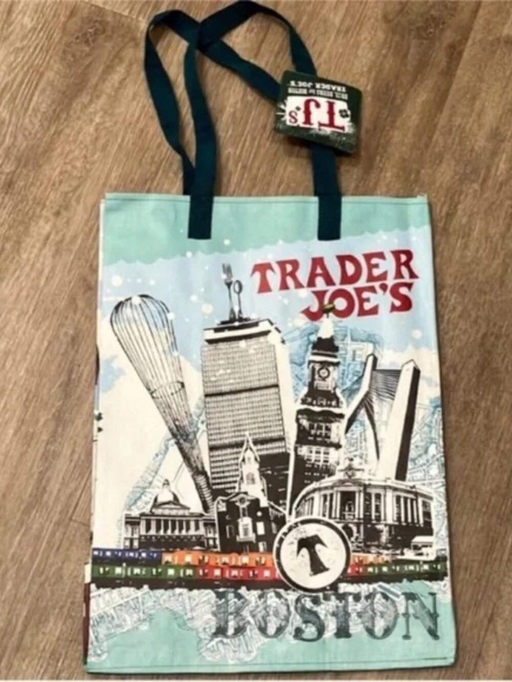 Trader Joe’s BOSTON reusable bag. New with tags